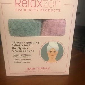 2 Piece*Quick Dry hair turbans. Suitable for all hair types. One size fits all.